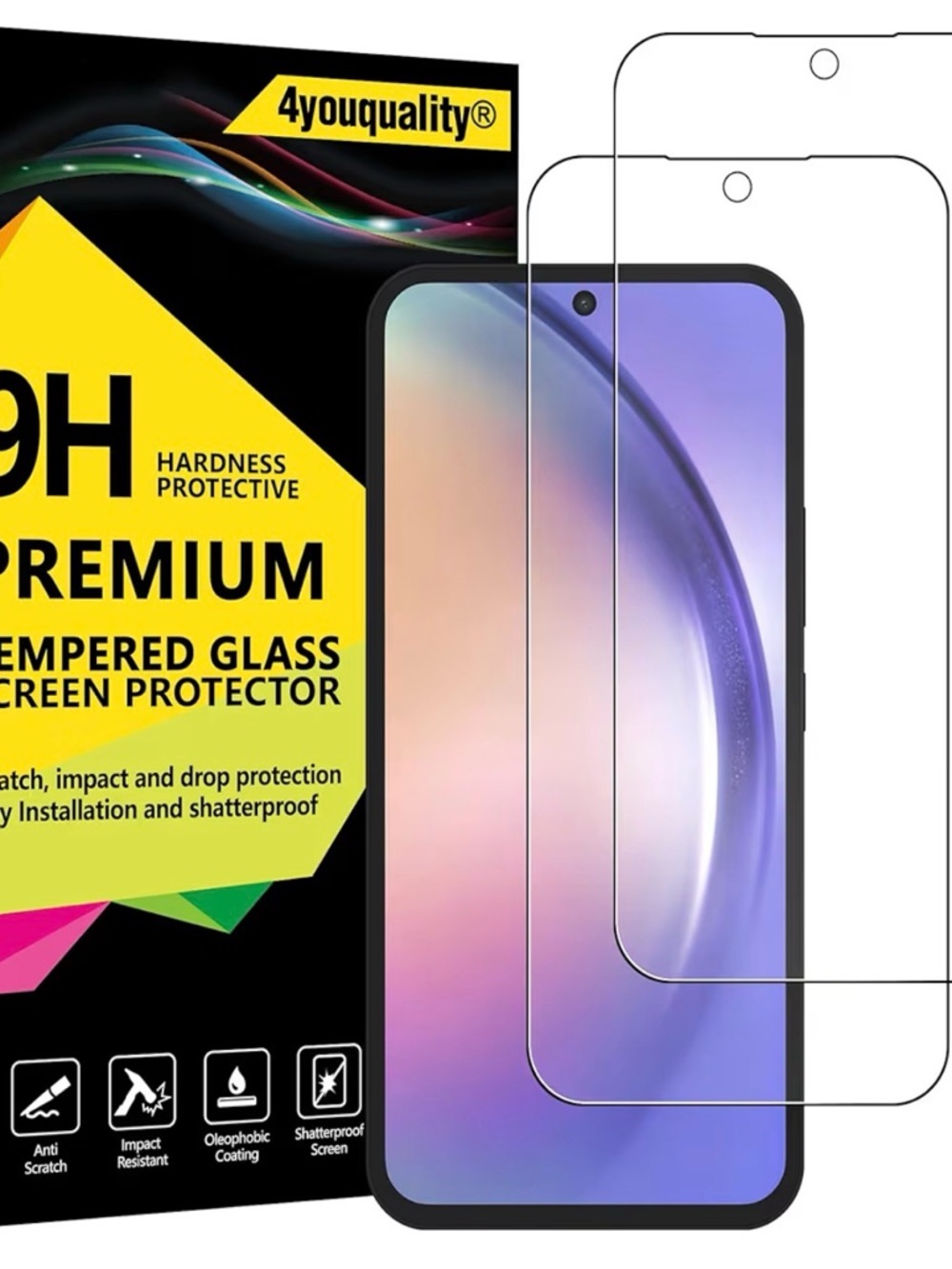 iPhone 17 pro max 3 Tempered Glass Screen Protector +‎ 3 camera glass protector
